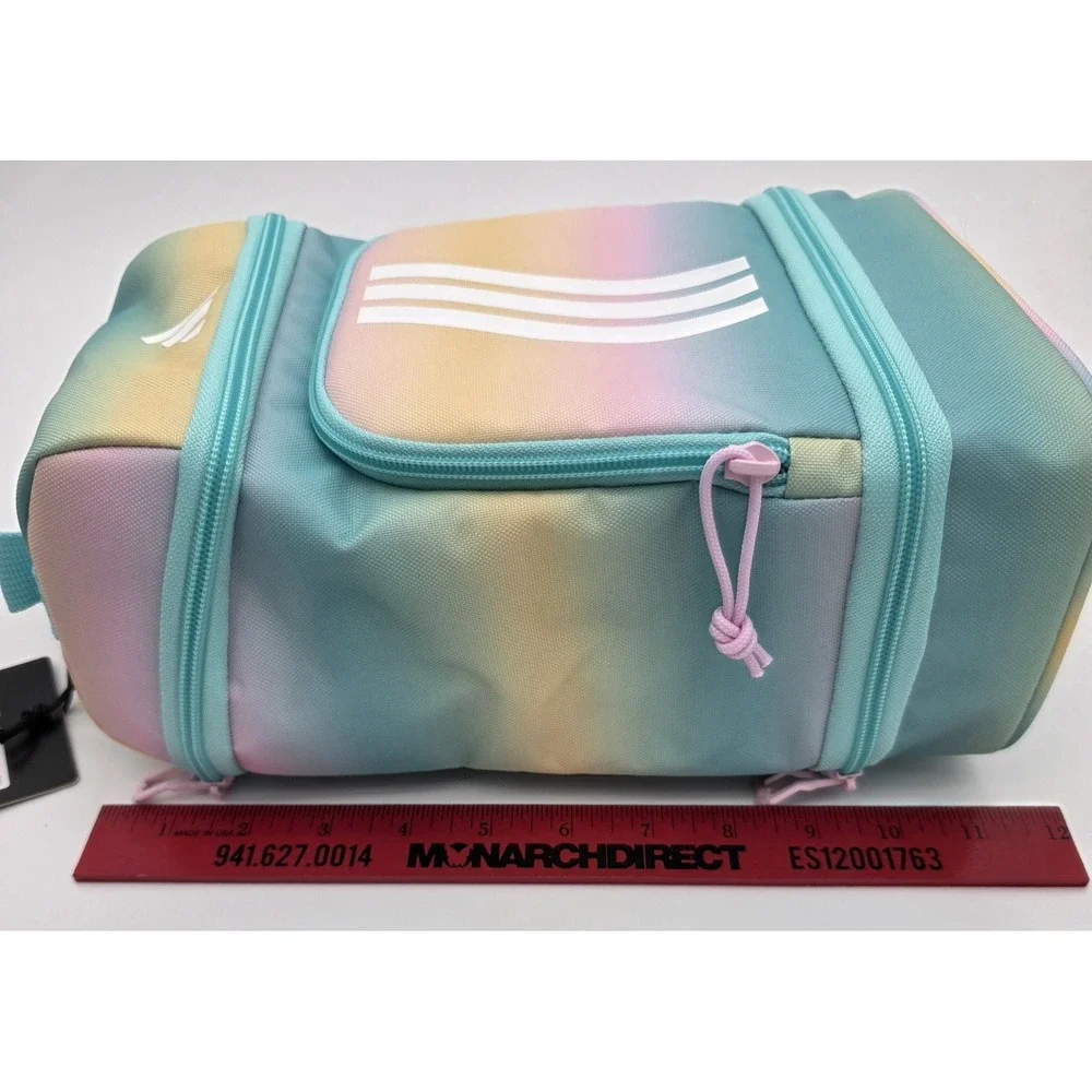 Adidas Excelerator Insulated Lunch Bag In Flash Aqua‎ w/ Extra Pocket New #0161